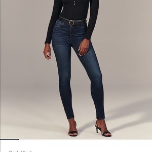 Abercrombie Curve Love Super Skinny High Rise